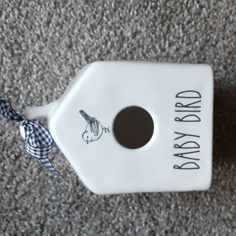 Rae Dunn Baby Bird Ceramic Bird House